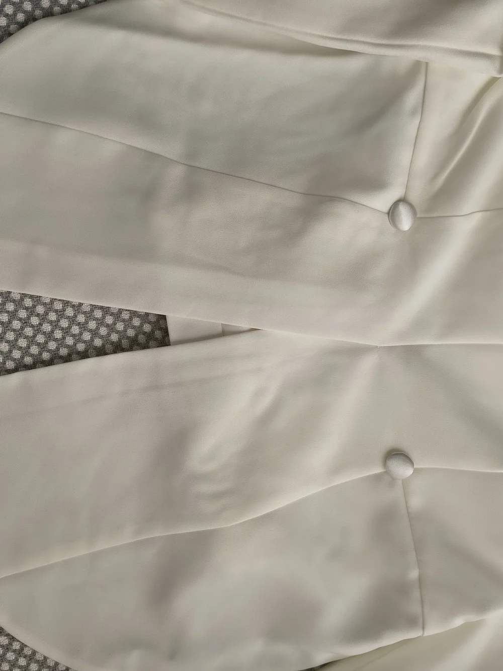 Boy's White Satin-Tuxedo Dress Shirt with Bow Tie Size 10